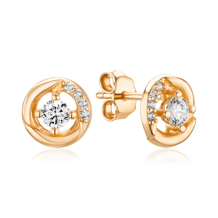 Золотые серьги. Артикул P-1828-E/01/1