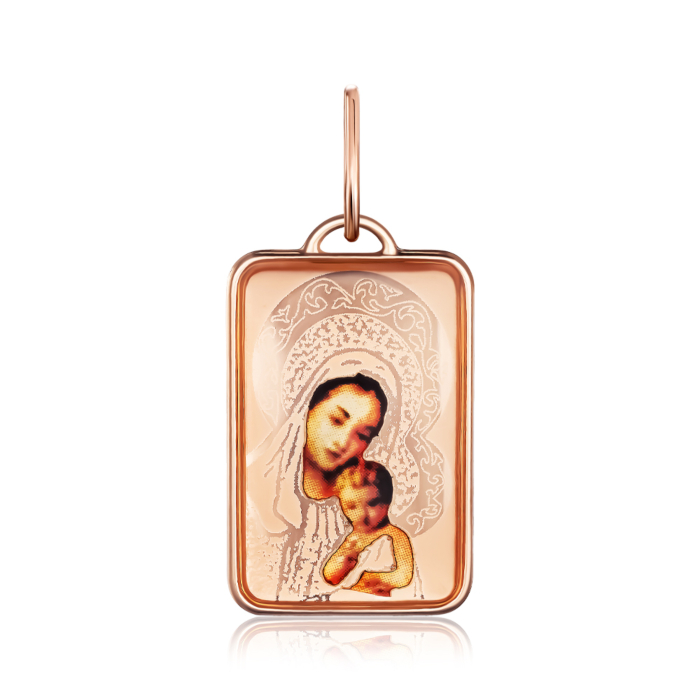 Золота підвіска-ладанка. Артикул P-184-P/01/4531