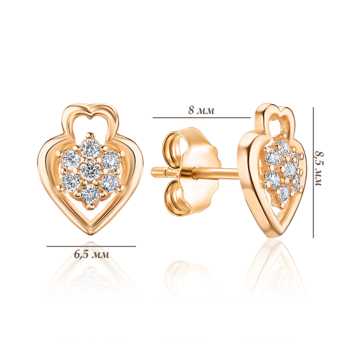 Золоті сережки. Артикул P-1888-E/01/1