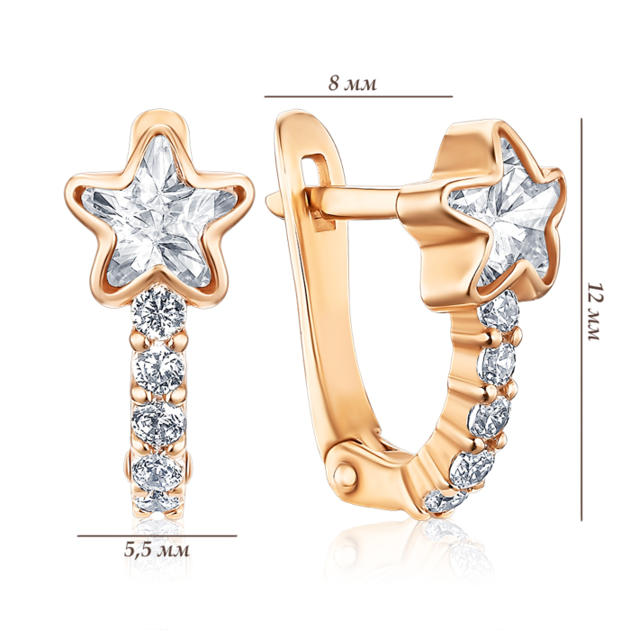 Золотые серьги. Артикул 2106232101-E/01/1