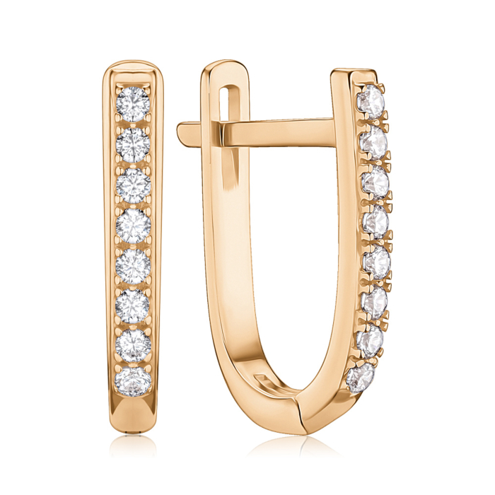 Золотые серьги. Артикул P-1927-E/01/1