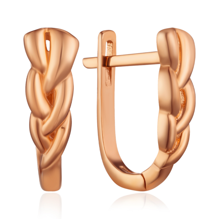 Золотые серьги. Артикул P-1933-E/01