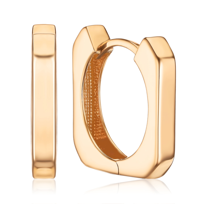 Золоті сережки-конго P-1978-E/01