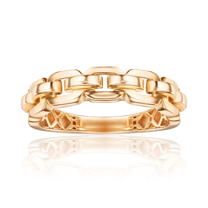 Золота каблучка з алмазною гранню P-2028-R/01