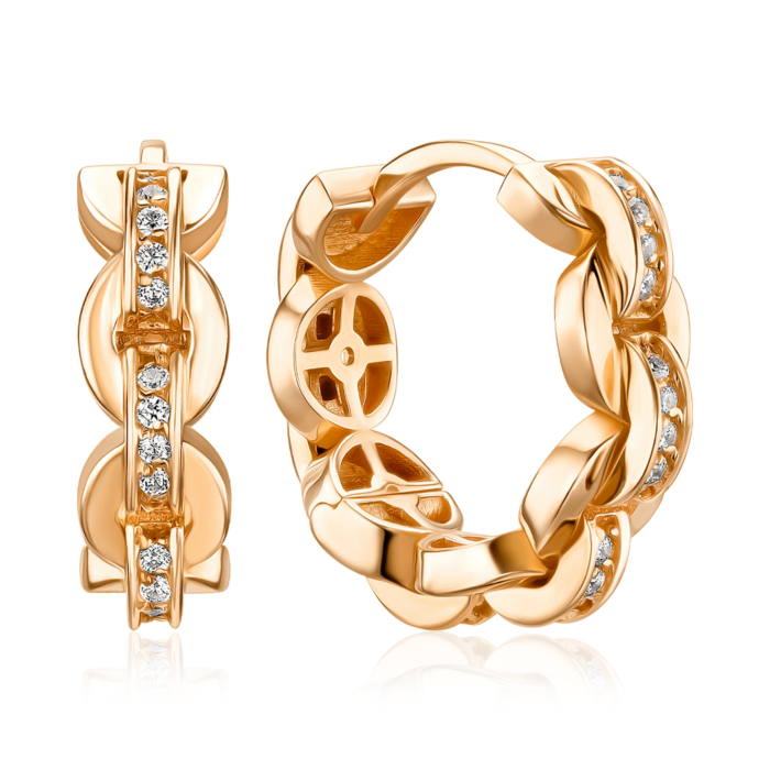 Золоті сережки. Артикул P-2047-E/01/1