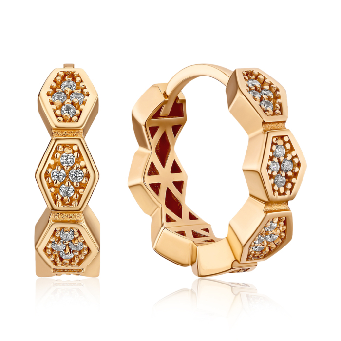 Золоті сережки. Артикул P-2050-E/01/1