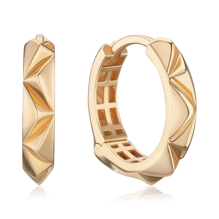 Золотые серьги-конго P-2070-E/01