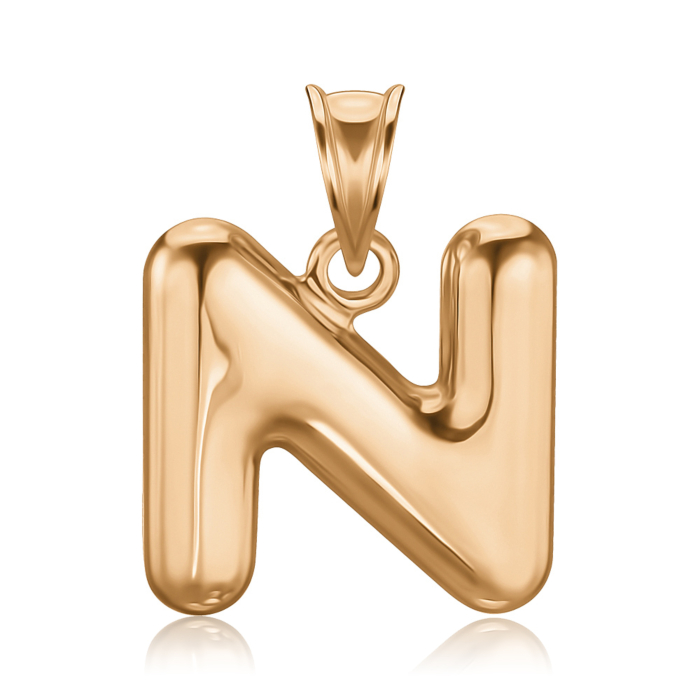 Золота підвіска без вставки. Артикул P-332-P/01