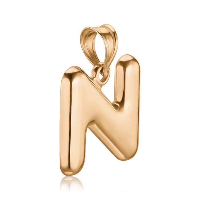 Золота підвіска без вставки. Артикул P-332-P/01