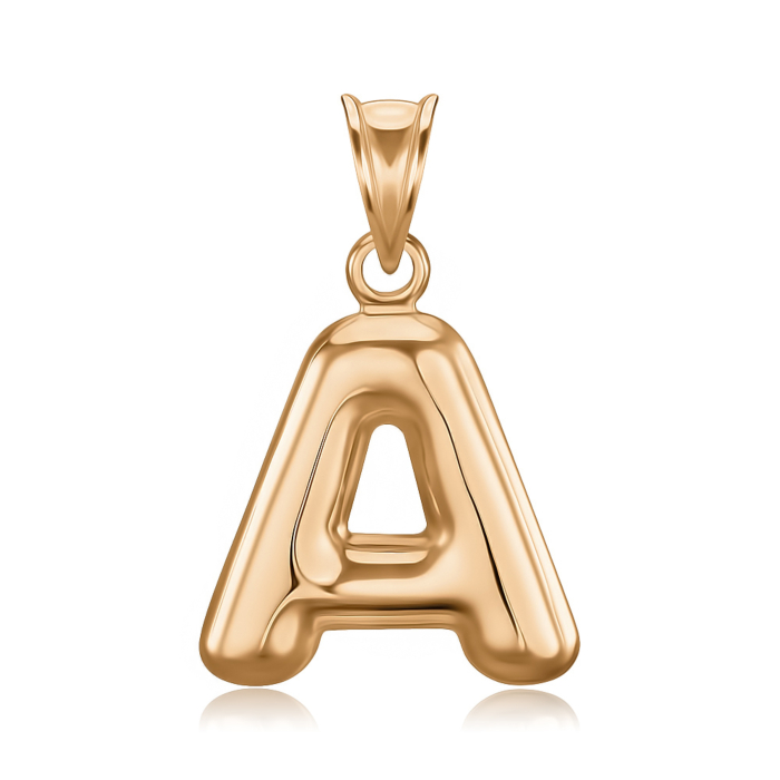 Золота підвіска без вставки. Артикул P-338-P/01