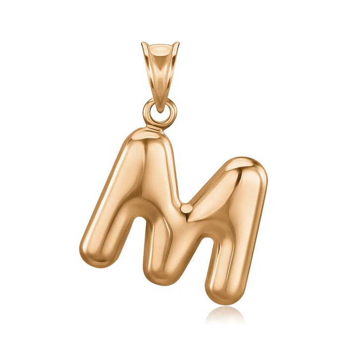 Золота підвіска без вставки. Артикул P-340-P/01