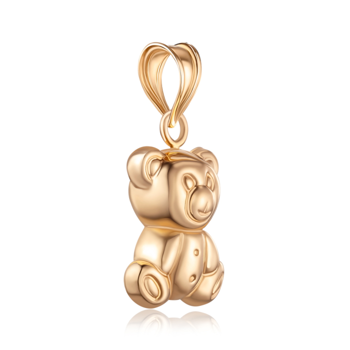 Золота підвіска без вставки. Артикул P-4207-P/01