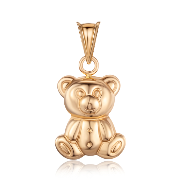 Золота підвіска без вставки. Артикул P-4207-P/01