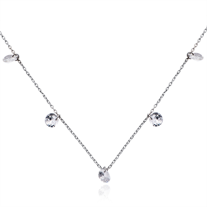 Серебряное кольцо с фианитами. Артикул P-4224-K/12/1