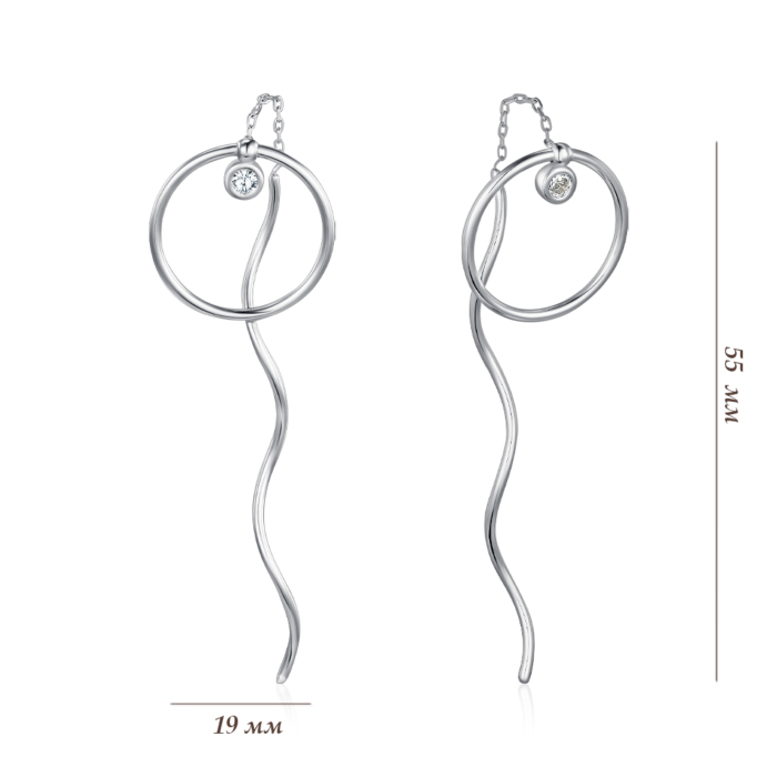 Золоті сережки. Артикул P-5603-E/02/1