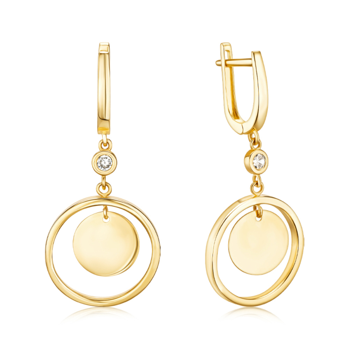 Золоті сережки. Артикул P-5605-E/03/1