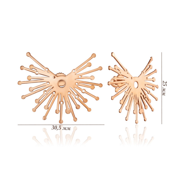 Золотые серьги. Артикул P-5635-E/01