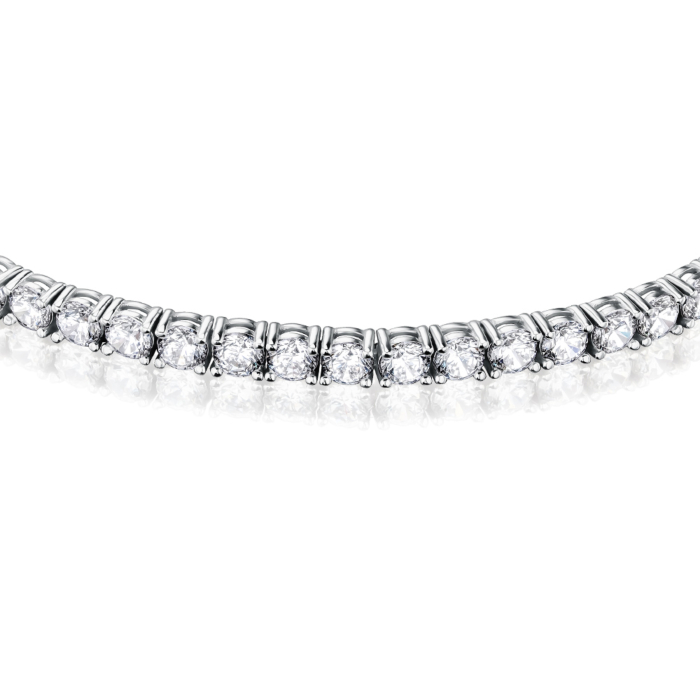 Золотий браслет з фіанітами P-7054-B/02/1