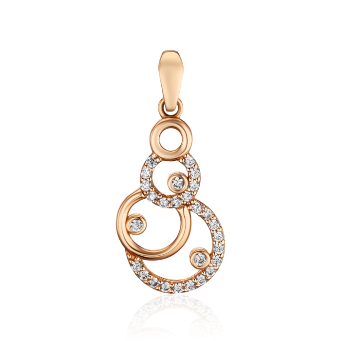 Золота підвіска. Артикул P-861-P/01/1