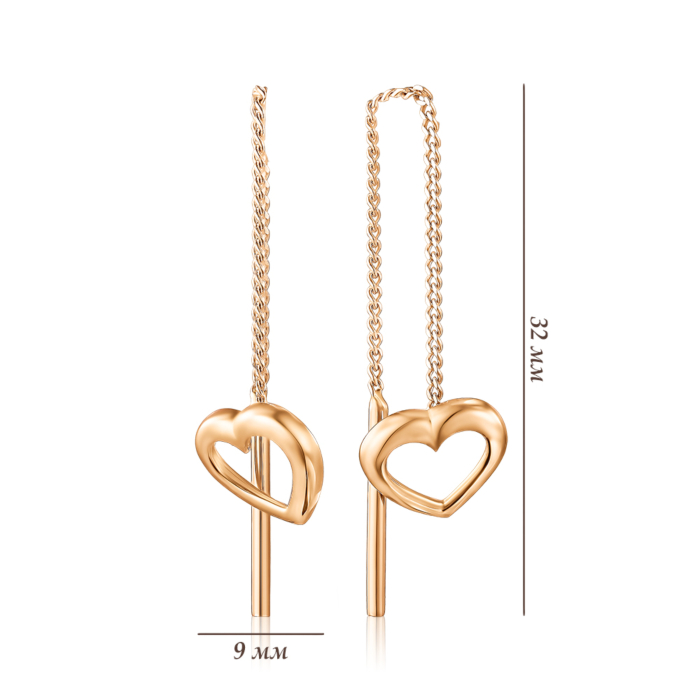 Золоті сережки. Артикул P-934-E/01