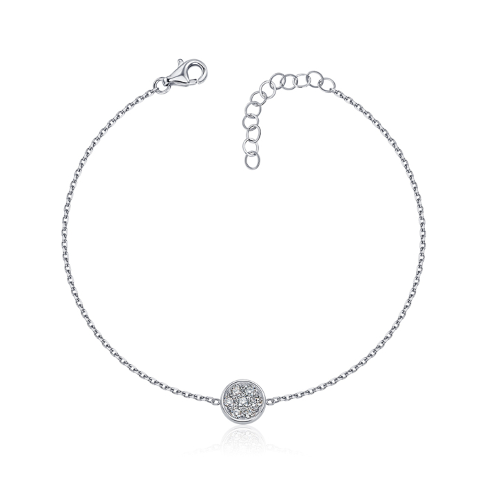 Золотий браслет з діамантами P-BD00012-B/02/8581