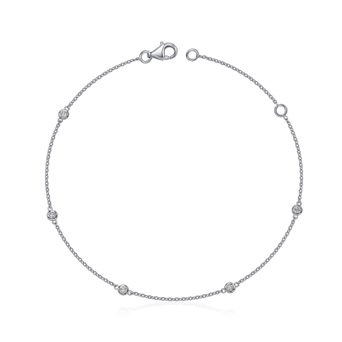 Золотий браслет з діамантами P-DB08001-B/02/9022