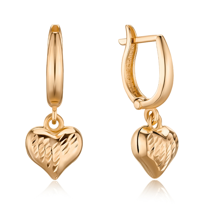 Золотые серьги P-E6020-E/01