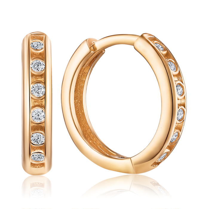 Золотые серьги. Артикул P-EE1145-05-E/01/1