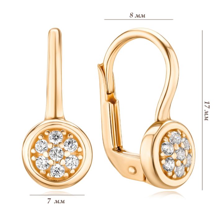 Золоті сережки. Артикул P-EG0301-05-E/01/1