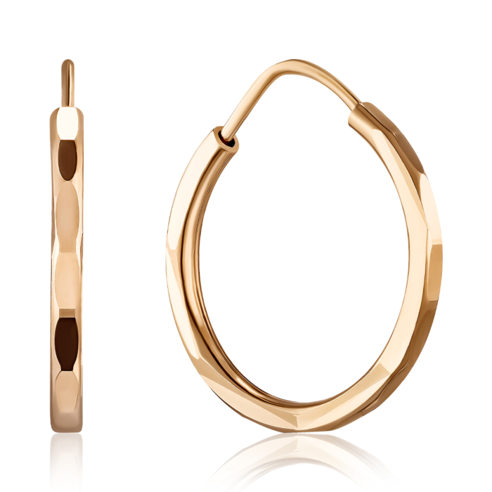 Золоті сережки. Артикул P-ER1015-E/01