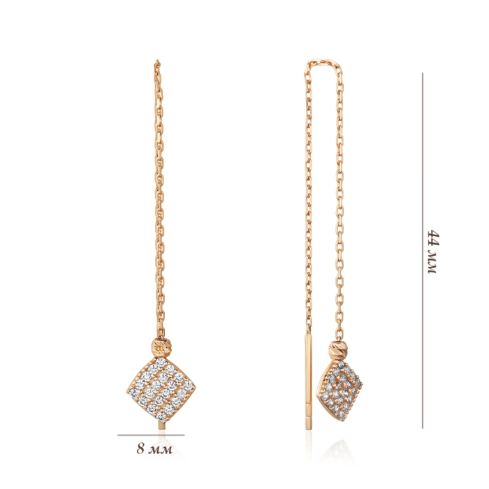 Золоті сережки. Артикул P-EY02032-E/01/1