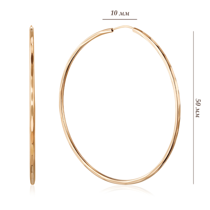 Золоті сережки. Артикул P-EY04003-E/01