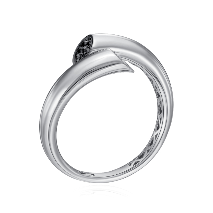 Золотое кольцо с фианитами. Артикул P-K-3084-R/02/7