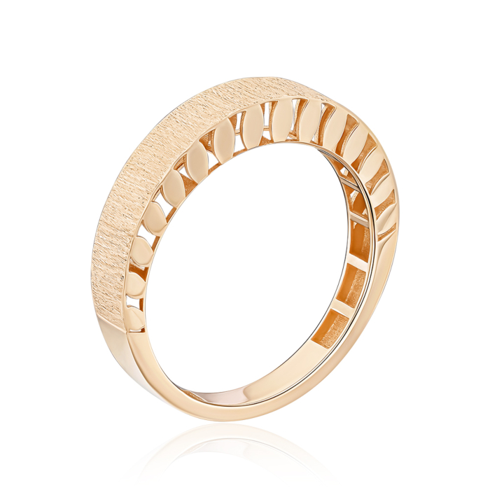 Золотое кольцо без вставки P-K-3106-R/01