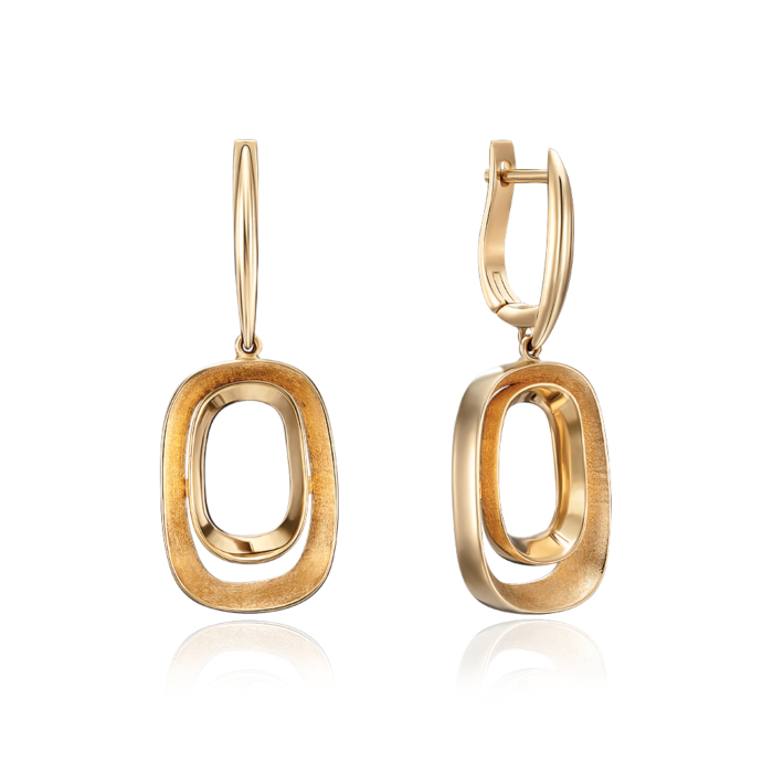 Сережки з жовтого золота P-K-3174-1-E/03