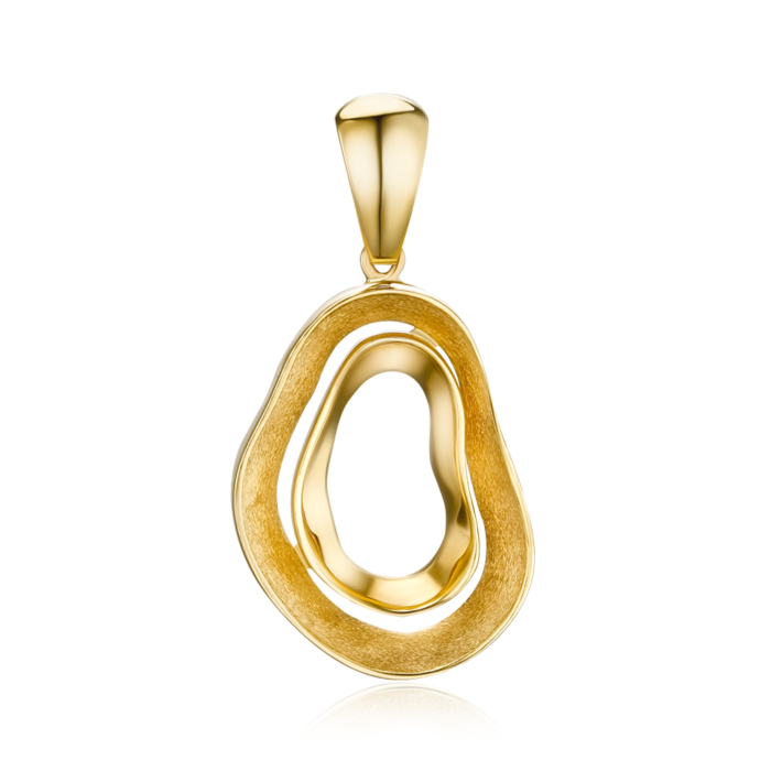 Підвіска з жовтого золота без вставки P-K-5014-P/03