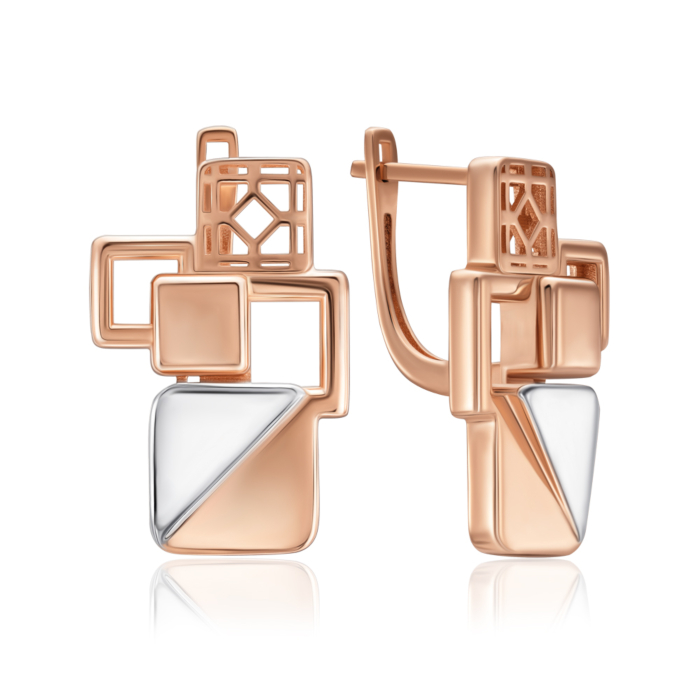 Золоті сережки. Артикул P-K-5032-E/14