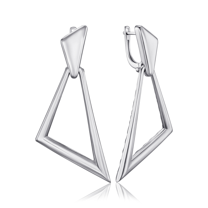 Золоті сережки без вставки P-K-5325-E/02