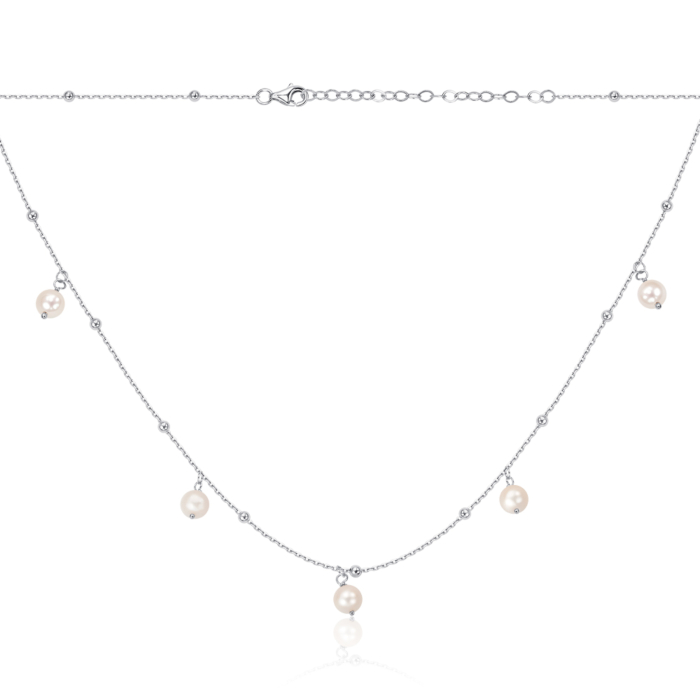 Золоте кольє з перлами P-K-5359-K/02/21048