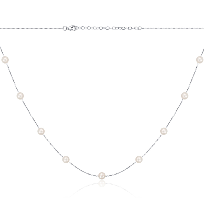 Золоте кольє з перлами P-K-5365-K/02/21048