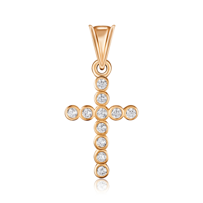 Золотий хрестик. Артикул P-PP4031-P/01/1