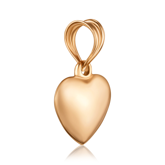 Золота підвіска без вставки. Артикул P-PR1007-P/01