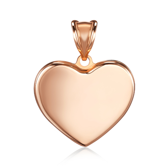 Золота підвіска без вставки. Артикул P-PR1012-P/01