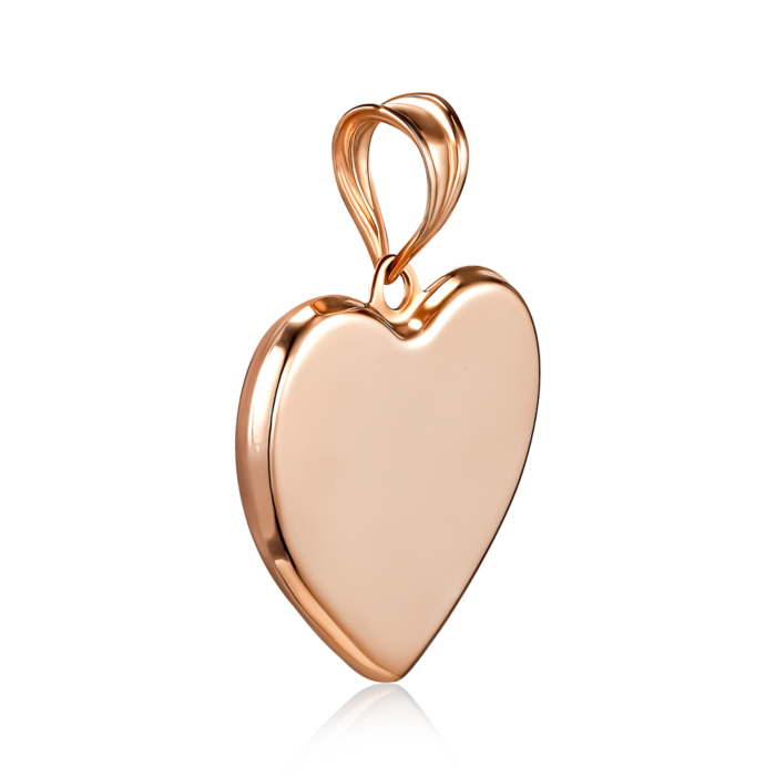 Золота підвіска без вставки. Артикул P-PR1012-P/01