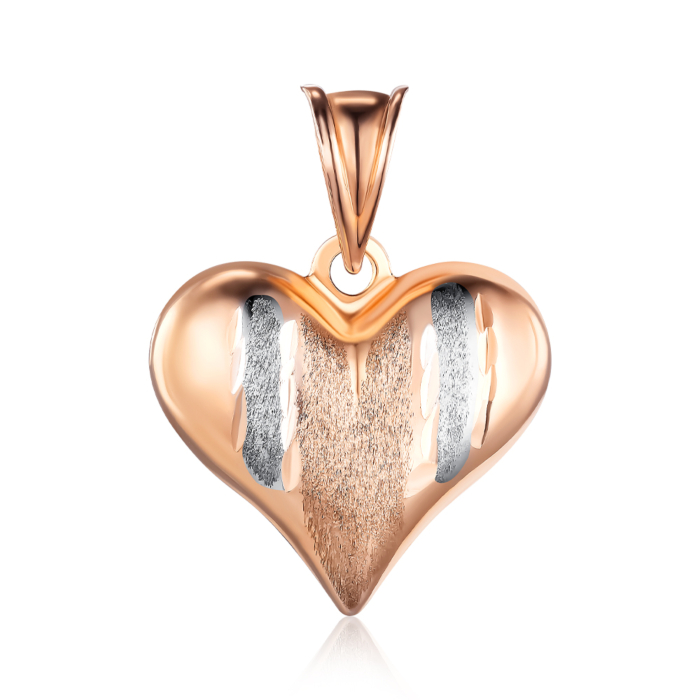 Золота підвіска без вставки. Артикул P-PR1013-P/01