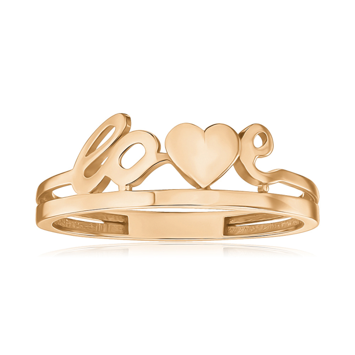 Золота каблучка Love P-R01194-R/01