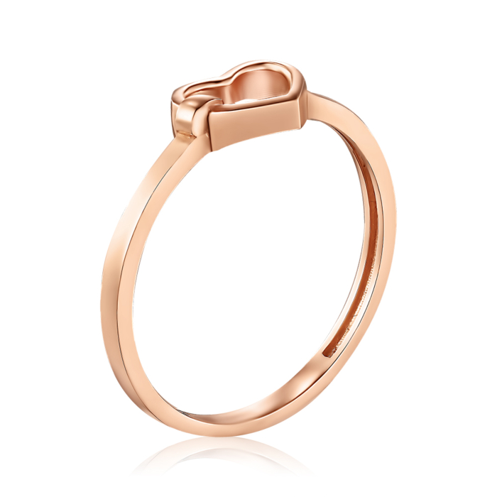 Золота каблучка Серце P-R01011-R/01