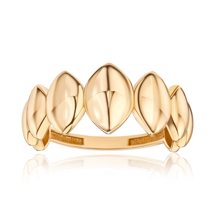 Золота каблучка без вставки. Артикул P-R4011-R/01