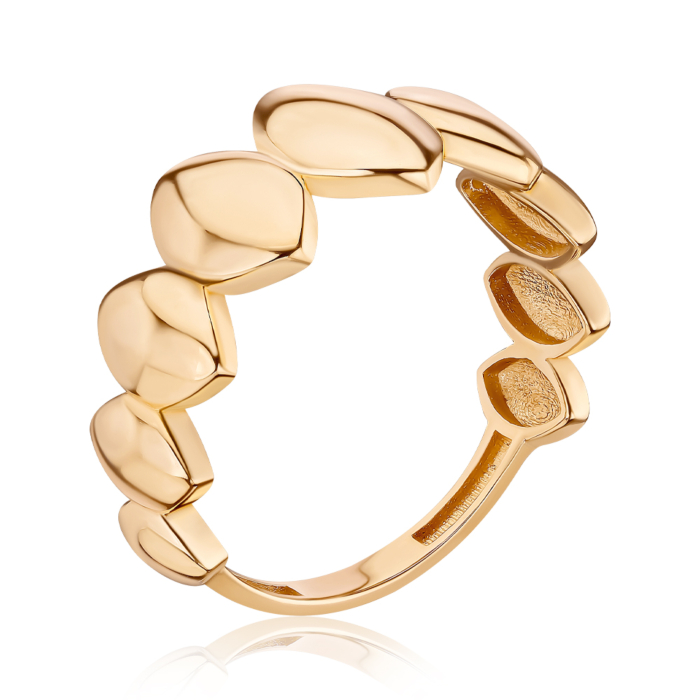 Золотое кольцо без вставки. Артикул P-R4011-R/01