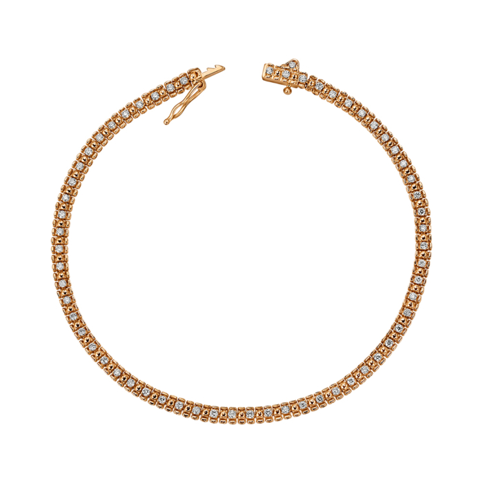 Золотий браслет з діамантами P-SY01874-K/01/8582